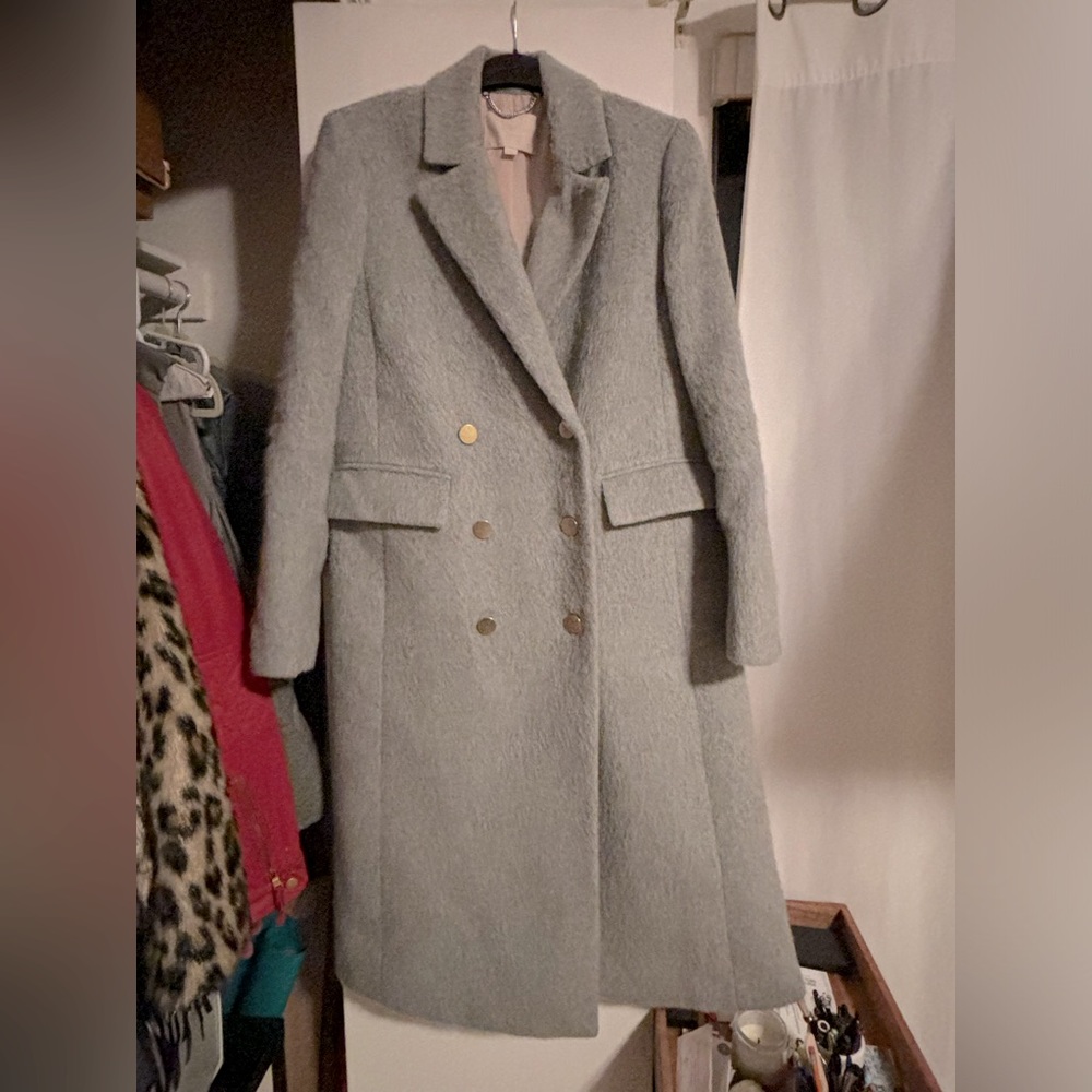 Grey Mohair JCrew Coat